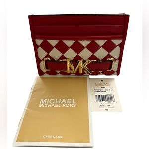 Michael Kors Reed Leather Card ID Holder